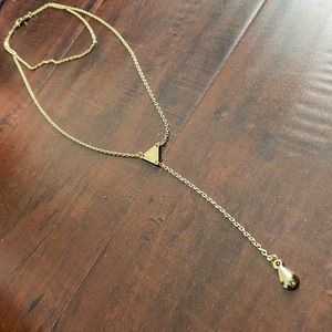 Gold plated necklace accessories